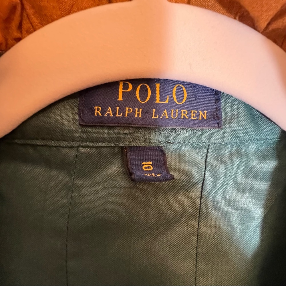POLO Ralph Lauren Teal & Gold Dress - Picture 2 of 8